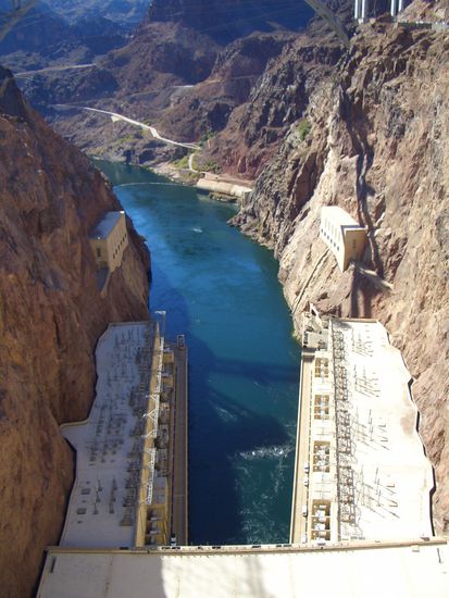 Hoover Damm und Colorado River