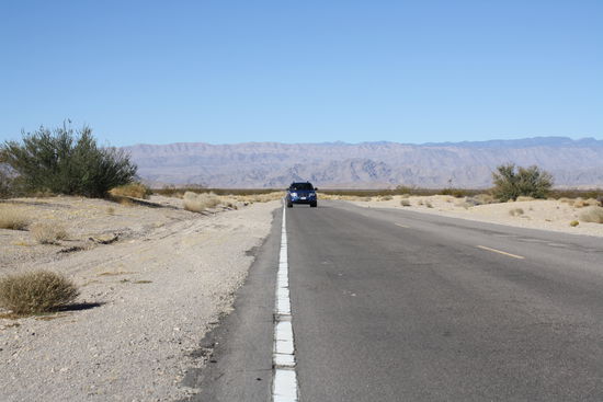 auf dem Weg zum Valley of Fire