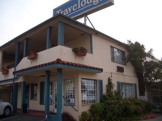 Lobby unseres Motels