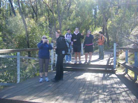 der start von unseren wanderungen....