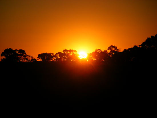 der tag war zu ende und die sonne geht unter... ist es nicht schön...