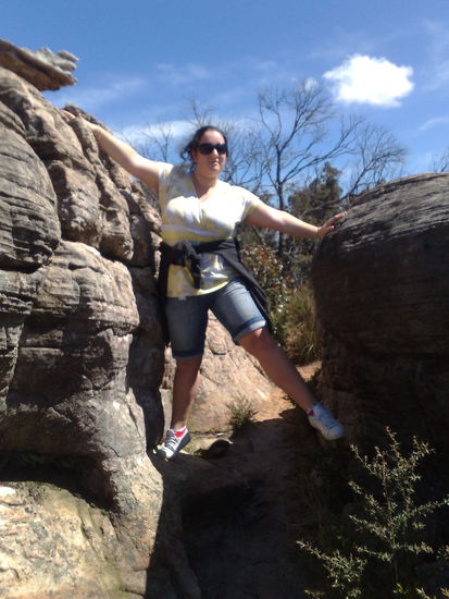 wenn man schon klettert dan muss man auch mal ein foto machen oder... wir mussten da jetzt hoch...