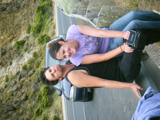 meine gastschwester jen und ihr "freund" troy...