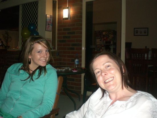 claudi und meine gastmama lee...