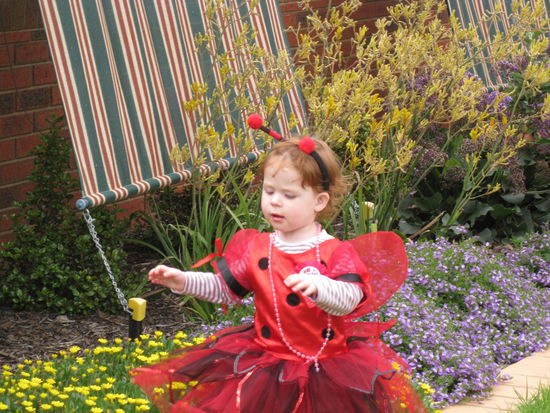 dress up day... die ist so ein süßer marienkäfer...