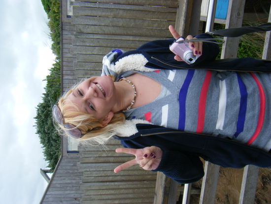 das verrückte hühnchen war die hanna... deutsch natürlich was sonst^^