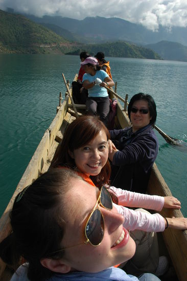 von unten nach oben: Julia, Anita, Albert, Mousu-Frau, 2 Maedels aus Shanghai