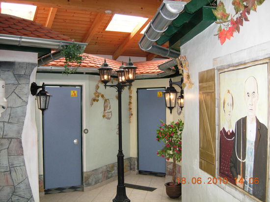 Sanitärgebäude auf dem Camping Burgstaller am Millstättersee