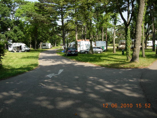 Campieren im ehemaligen Schlosspark