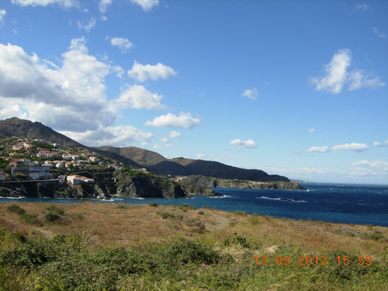 Küstenstrasse Richtung Frankreich