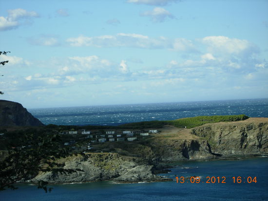 Küstenstrasse Richtung Frankreich