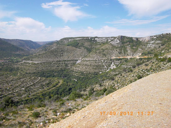 Fahrt zum Cirque de Navacelles übers Gebirge