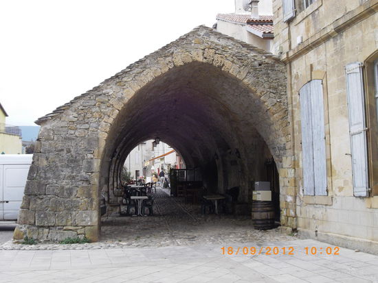 Markthalle von Städtchen Nant