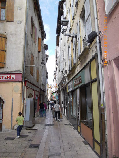 Millaus Altstadt hat viele kleine Gassen