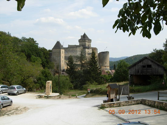 Festung Castelnau vom Besucherparkplatz aus