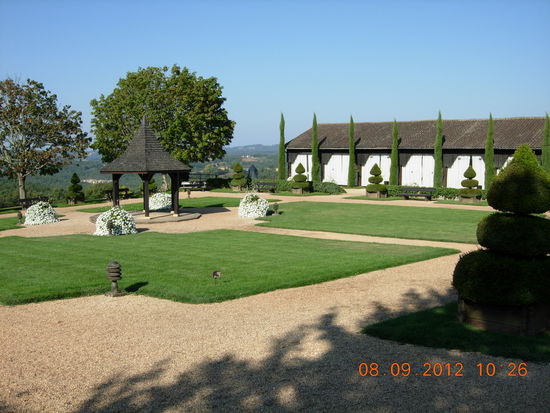 Eingang Les Jardins d'Eyrignac
