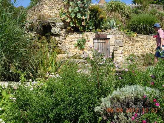 Im botanischen Garten in Limeuil