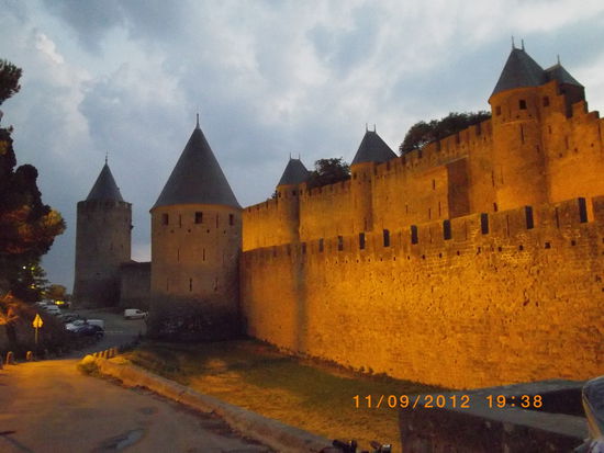 Nachtansicht  von einem Teil der Cité