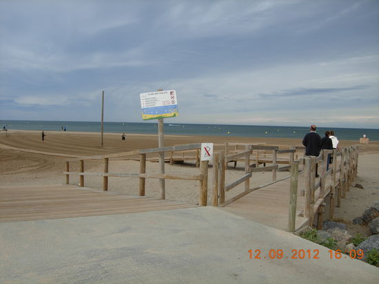 Strand bei Grissan Plage