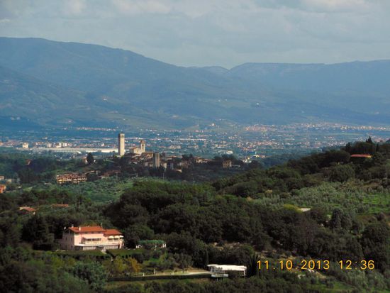 Aussicht von Montecatini alto