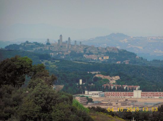 Ansicht auf Gimignano