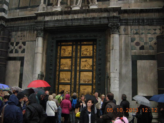 Die goldene Porta del Paradiso des Battistero San Giovanni