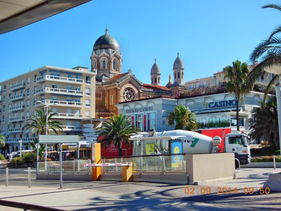 Aus dem Parking in St. Raphael aufgestiegen und dieses schöne Bild  vor den Augen