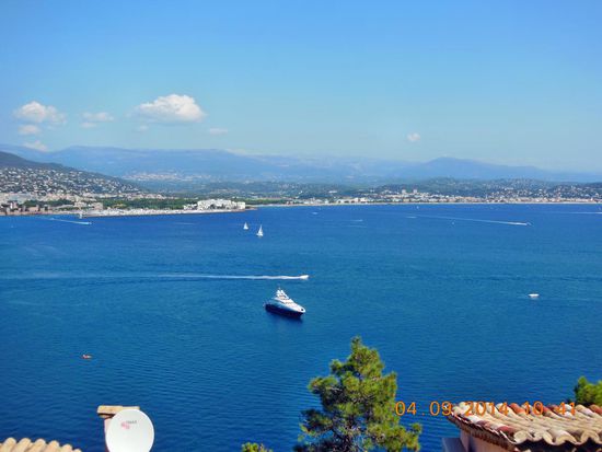 Blick Richtung Cannes