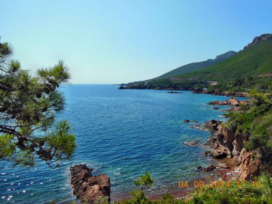 Ausblick Corniche d'Or