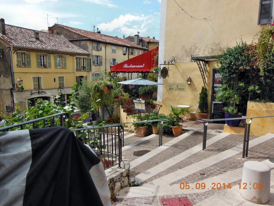 Fayance alles steile Strassen und Treppen