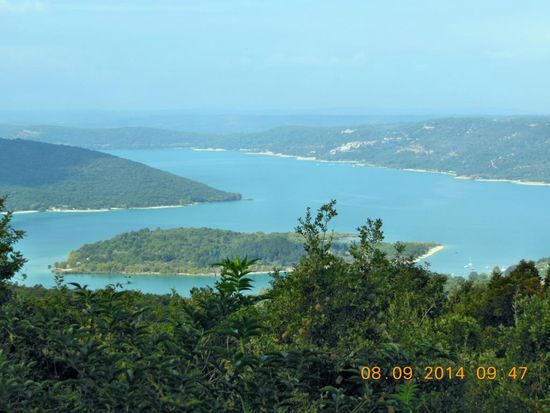 Ausblick vom Dorf Aiguines