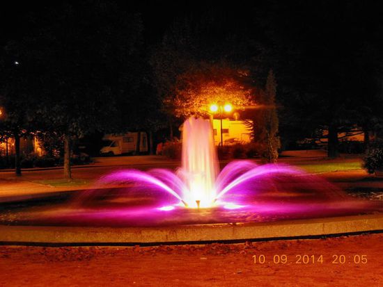 Casion  Park in Challes les Eaux Nachts