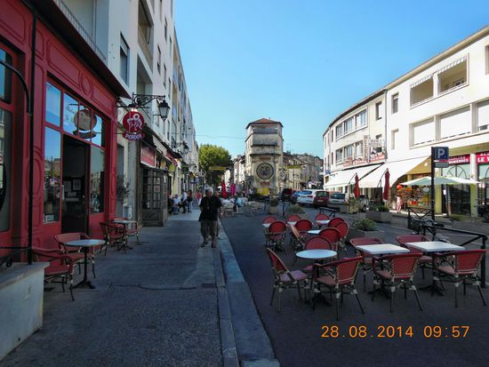 Ansicht der Gasse nach dem durchschreiten vom Tor