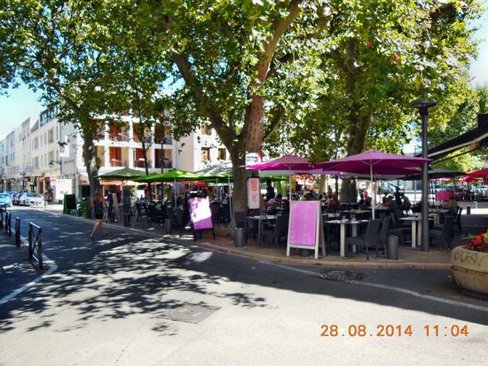 Erholungshalt in Arles