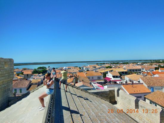 Aussicht vom Dach der Kirche Nôtre Dame de la Mer