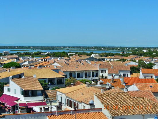 Aussicht vom Dach der Kirche Nôtre Dame de la Mer