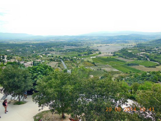 Aussicht von Gordes ins Tal