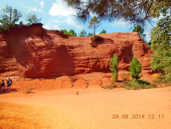Ockerfelsen von Rustrel