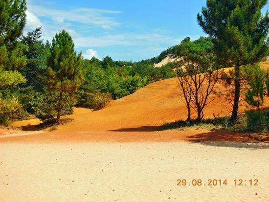 Ockerfelsen von Rustrel