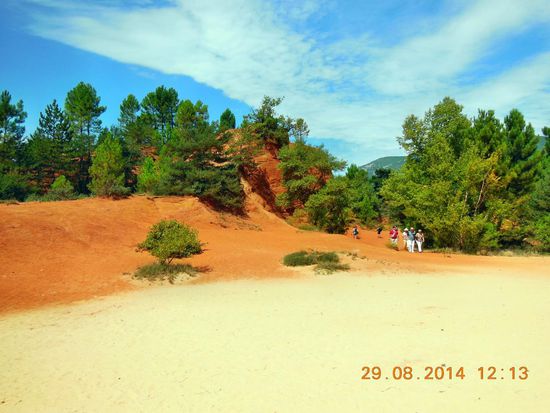 Ockerfelsen von Rustrel