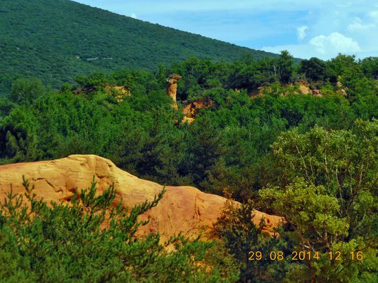 Ockerfelsen von Rustrel