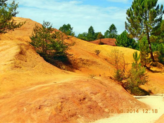 Ockerfelsen von Rustrel