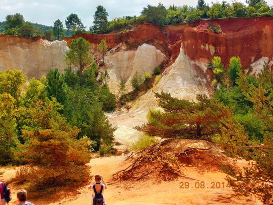 Ockerfelsen von Rustrel