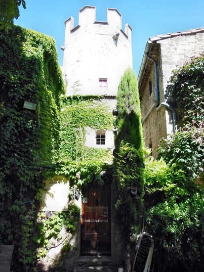 Schön "dekorierte" Häuser in St. Remy