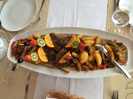 Super Nachtessen an der Promenade Krk