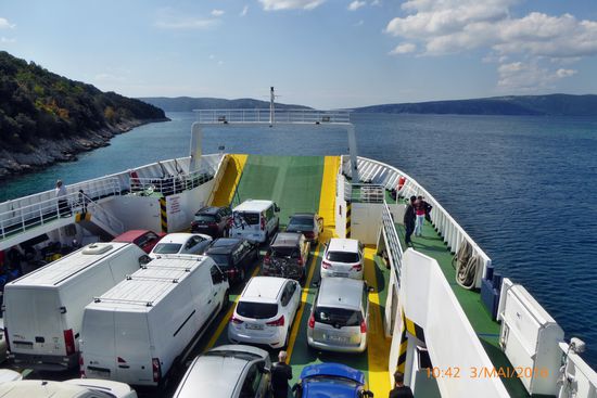 Fähre Insel Krk nach Insel Cres