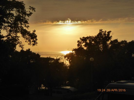 Abendstimmung vom Bootsausflug-Tag