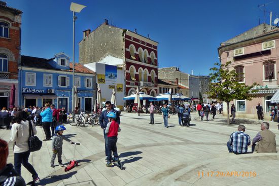 In der Altstadt von Porec