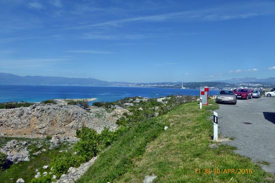 Erste Blicke von der Insel Krk