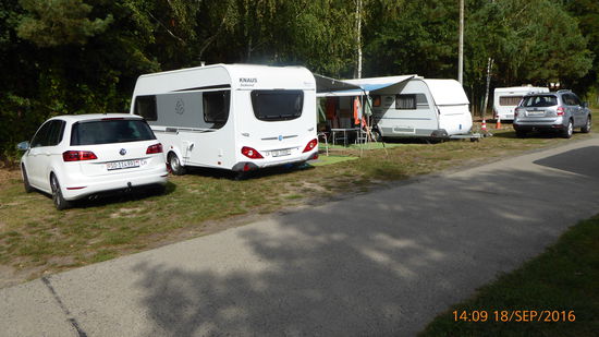 Unsere Stellplätze Camping Kleinmachnow